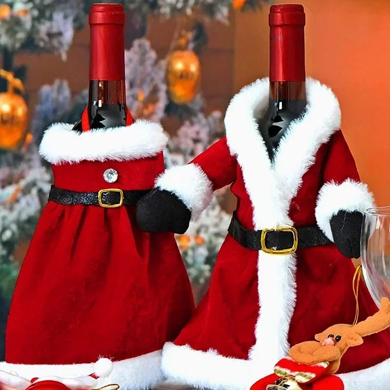 Porta Vinho Decorativo de Natal